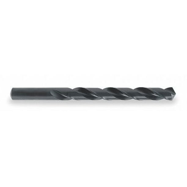 Pack of 6 Cle-Line C22879 General Purpose Jobber Length Drill Straight Shank Steam Oxide Finish 118-Degree Radial Point High Speed Steel 8.10 mm Drill Diameter